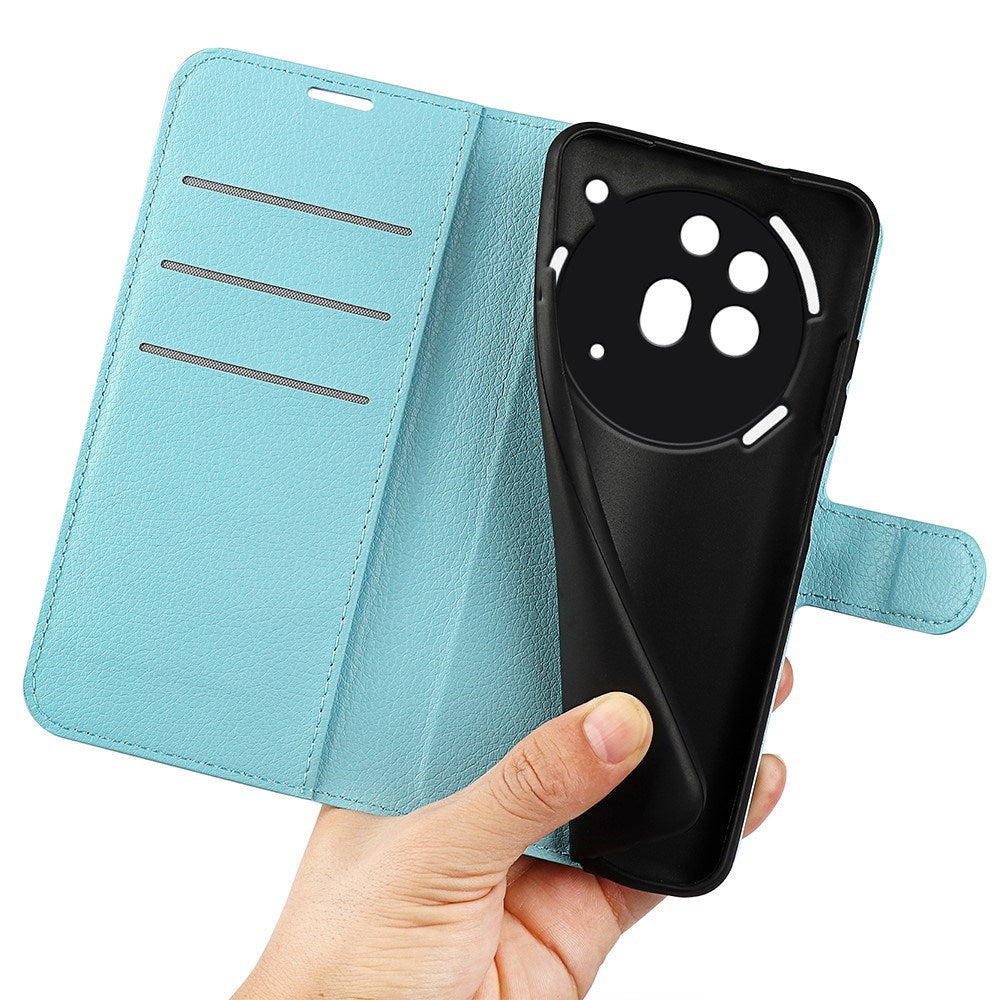 EIDERWOOD Nothing Phone (3a) Pro Faux Leather Flip Case with Cardholder & Stand Function - Blue