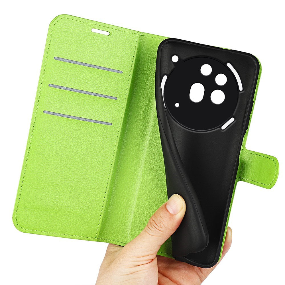 EIDERWOOD Nothing Phone (3a) Pro Faux Leather Flip Case with Cardholder & Stand Function - Green