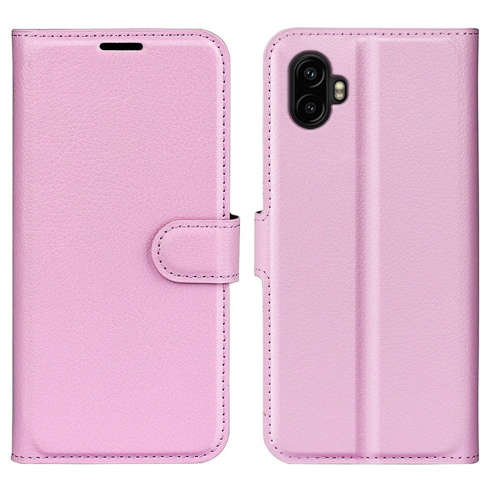EIDERWOOD Samsung Galaxy Xcover 7 Pro Faux Leather Flip Case with Cardholder & Stand Function - Pink