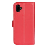 EIDERWOOD Samsung Galaxy Xcover 7 Pro Faux Leather Flip Case with Cardholder & Stand Function - Red