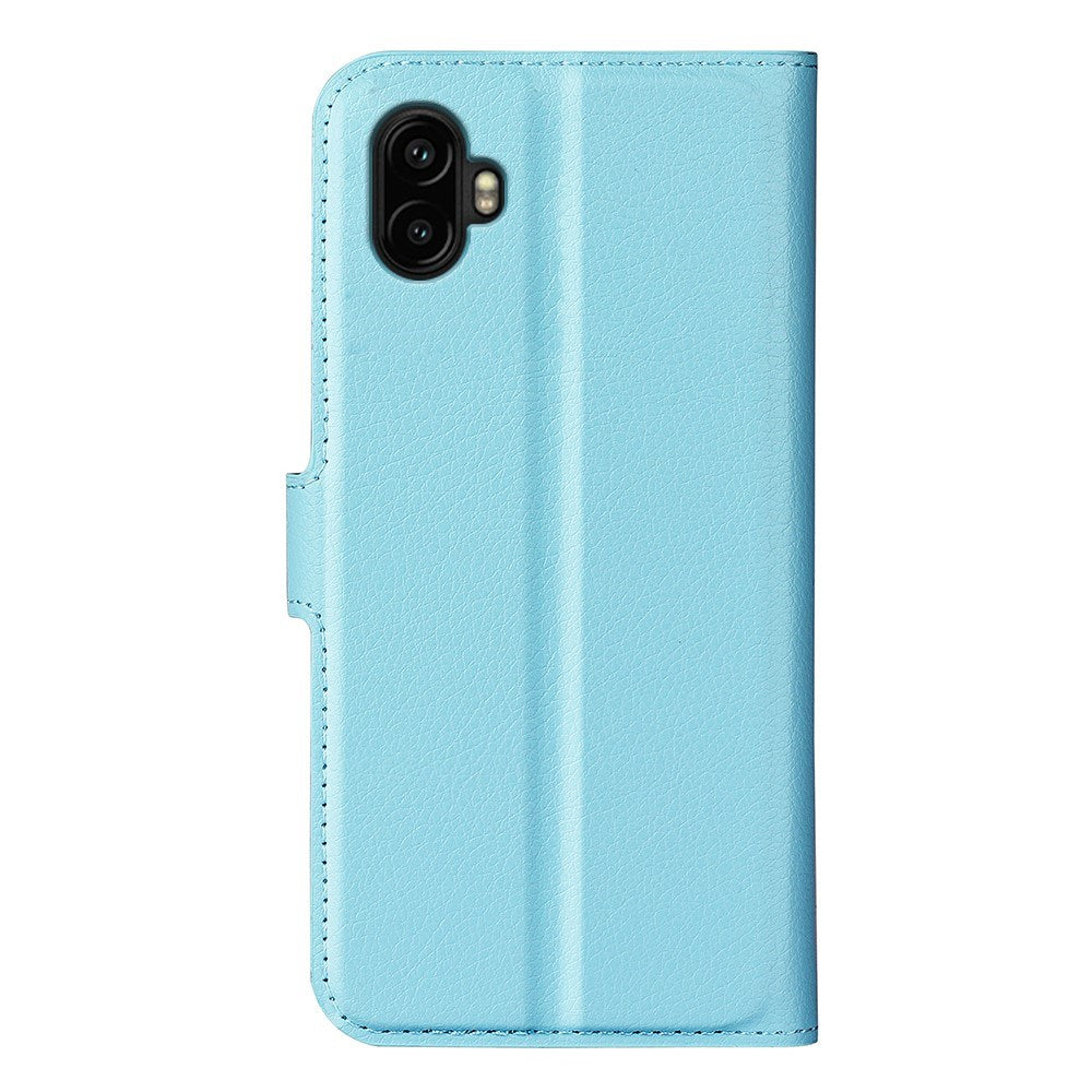 EIDERWOOD Samsung Galaxy Xcover 7 Pro Faux Leather Flip Case with Cardholder & Stand Function - Blue