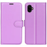 EIDERWOOD Samsung Galaxy Xcover 7 Pro Faux Leather Flip Case with Cardholder & Stand Function - Purple