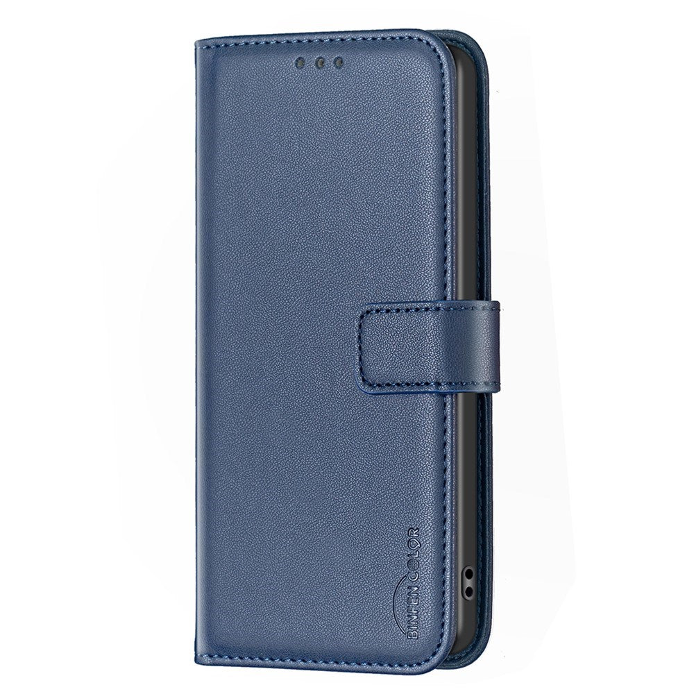 Oppo A5 Pro (4G / 5G) BINFEN Faux Leather Flip Case with Card Holder & Stand Function - Blue