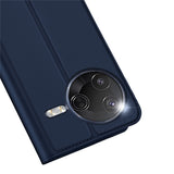 Xiaomi Poco F7 Pro EIDERWOOD Faux Leather Flip Case with Card Holder & Stand Function – Blue