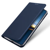 Xiaomi Poco F7 Pro EIDERWOOD Faux Leather Flip Case with Card Holder & Stand Function – Blue