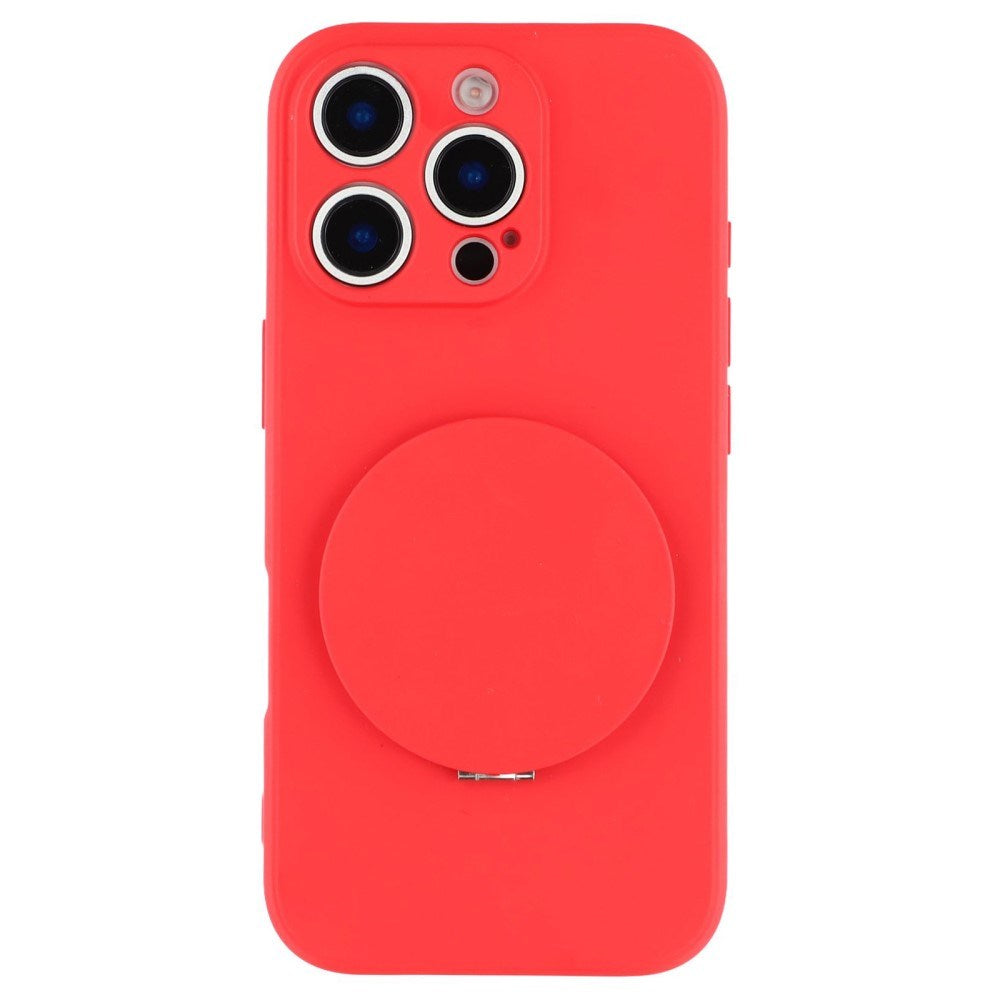 EIDERWOOD iPhone 16 Pro Hybrid Case incl. Kickstand with Mirror - Red