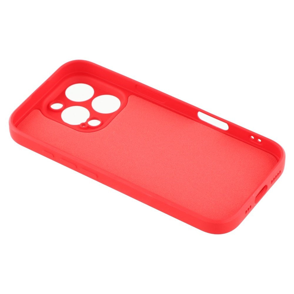 EIDERWOOD iPhone 16 Pro Hybrid Case incl. Kickstand with Mirror - Red
