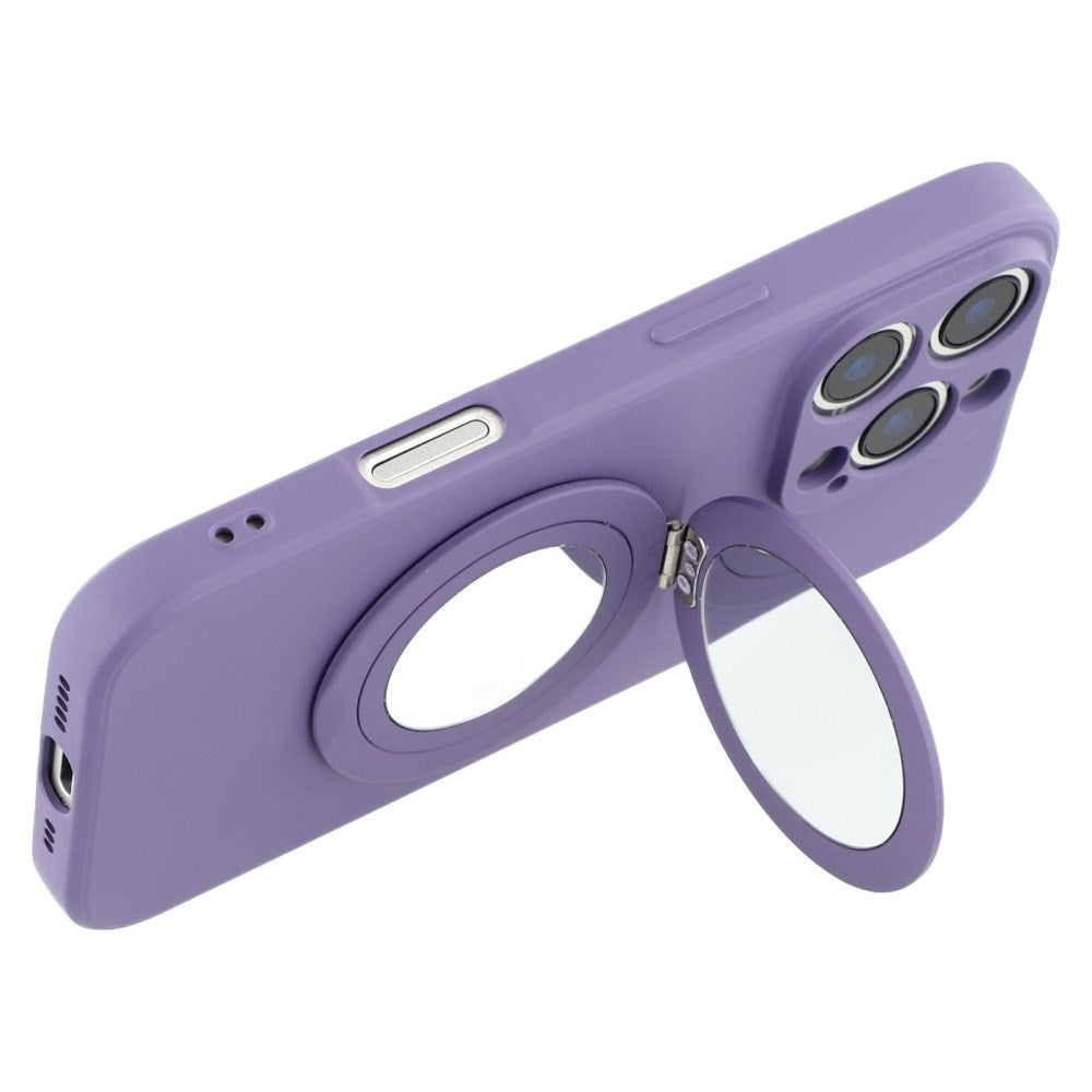 EIDERWOOD iPhone 16 Pro Hybrid Case incl. Kickstand with Mirror - Purple
