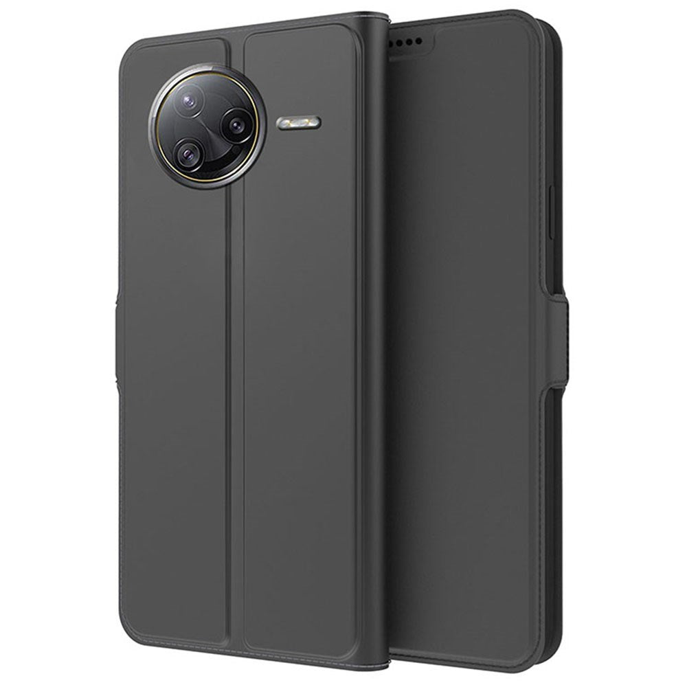 Xiaomi Poco F7 Ultra EIDERWOOD Faux Leather Flip Case with Card Holder & Stand Function – Black