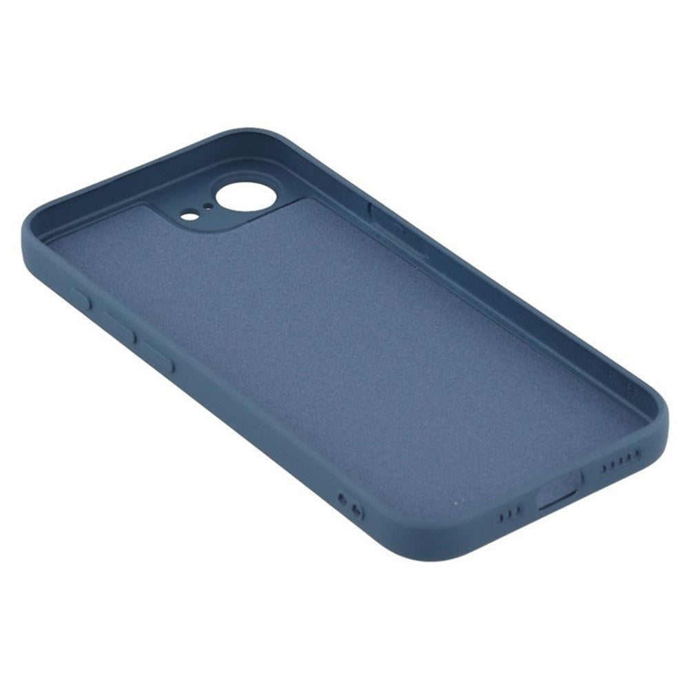 iPhone 17e / 16e Protection Set with Flexible Plastic Case & Screen Protector - Blue