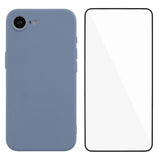 iPhone 17e / 16e Protection Set with Flexible Plastic Case & Screen Protector - Lavender