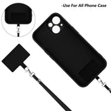 iPhone 17e / 16e Set with Flexible Plastic Case - Screen Protector - Lanyard - White