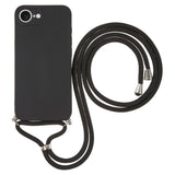 iPhone 17e / 16e EIDERWOOD Lined Flexible Plastic Case w. Strap - Black