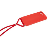 iPhone 17e / 16e EIDERWOOD Lined Flexible Plastic Case w. Strap - Red