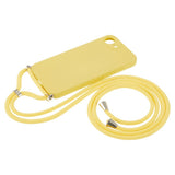 iPhone 17e / 16e EIDERWOOD Lined Flexible Plastic Case w. Strap - Yellow
