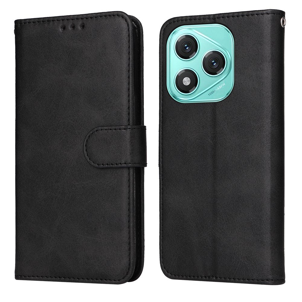 EIDERWOOD Honor 400 Lite Faux Leather Flip Case with Strap - Black