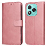 EIDERWOOD Honor 400 Lite Faux Leather Flip Case with Strap - Pink