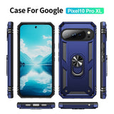 EIDERWOOD Google Pixel 10 Pro XL Hybrid Craftsman Case with 360 Rotatable Kickstand - Blue