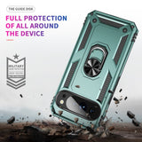 EIDERWOOD Google Pixel 10 / 10 Pro Tough Case with 360 Rotatable Kickstand - Green