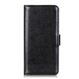 EIDERWOOD Motorola Edge 60 Fusion Faux Leather Flip Case with Cardholder & Stand Function - Black