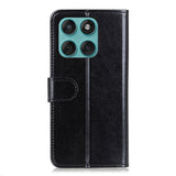 EIDERWOOD Motorola Edge 60 Fusion Faux Leather Flip Case with Cardholder & Stand Function - Black