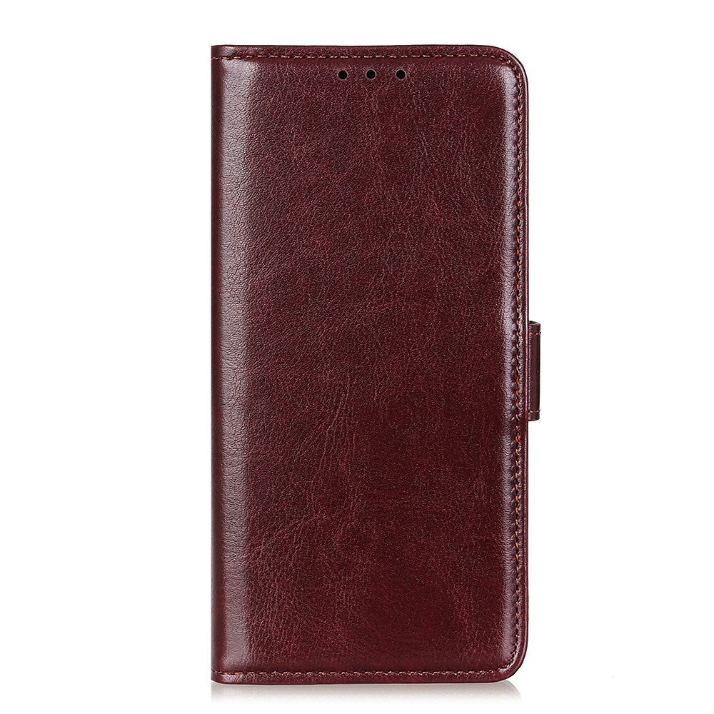 EIDERWOOD Motorola Edge 60 Fusion Faux Leather Flip Case with Cardholder & Stand Function - Brown