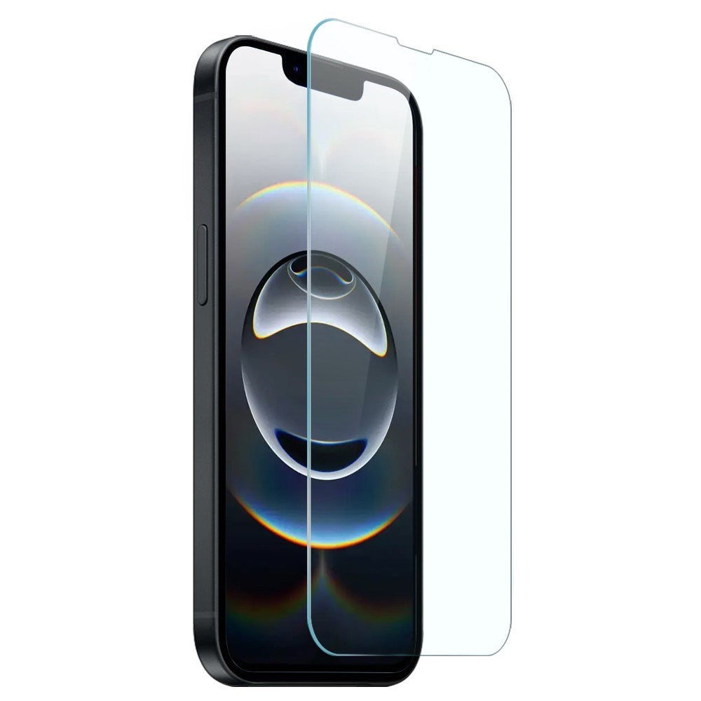 NORTHJO iPhone 16e 2-in-1 Protection Set with Shock-Absorbing Flexible Plastic Case & Tempered Screen Protector Glass - Transparent