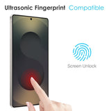 NORTHJO Samsung Galaxy S25 Ultra 2-in-1 Protection Set with Shock-Absorbing Flexible Plastic Case & Tempered Screen Protector Glass - Transparent