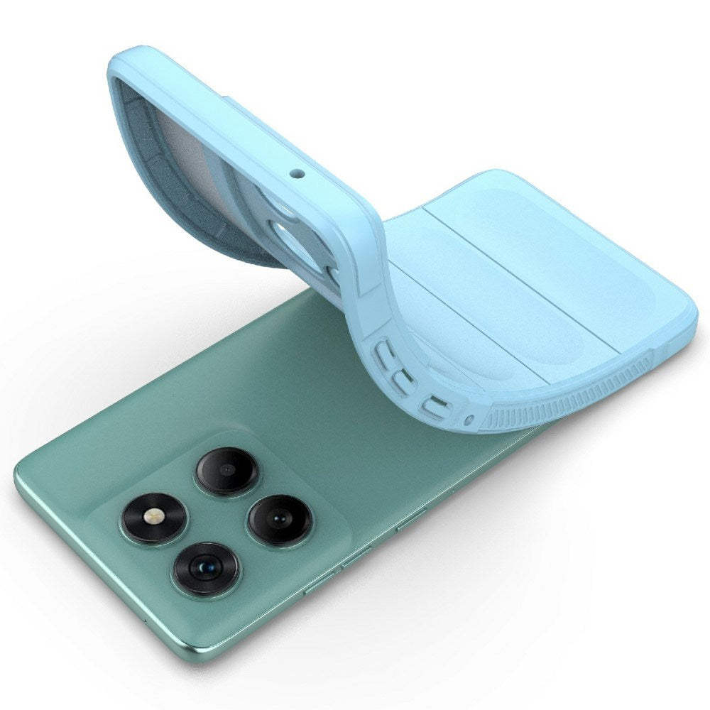 EIDERWOOD Motorola Edge 60 Fusion Flexible Plastic Case - Light Blue