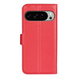 EIDERWOOD Google Pixel 10 Pro XL Faux Leather Flip Case with Cardholder & Stand Function - Red