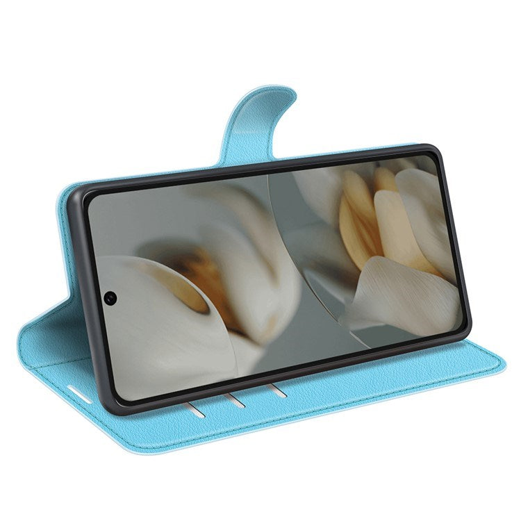 EIDERWOOD Google Pixel 10 Pro XL Faux Leather Flip Case with Cardholder & Stand Function - Blue