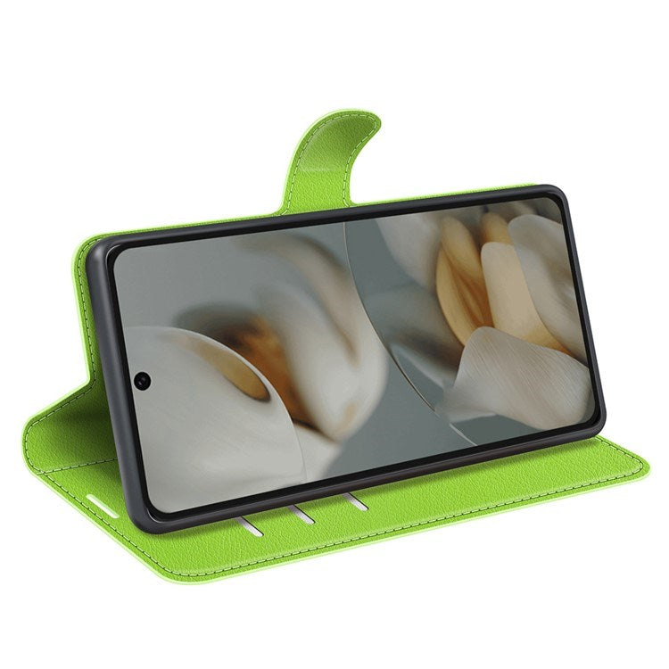 EIDERWOOD Google Pixel 10 Pro XL Faux Leather Flip Case with Cardholder & Stand Function - Green