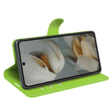 EIDERWOOD Google Pixel 10 Pro XL Faux Leather Flip Case with Cardholder & Stand Function - Green