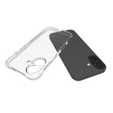 EIDERWOOD iPhone 17 Flexible Plastic Case with Reinforced Corners - Transparent