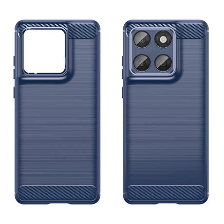 EIDERWOOD Motorola Edge 60 / Edge 60 Fusion Brushed Carbon Case - Blue