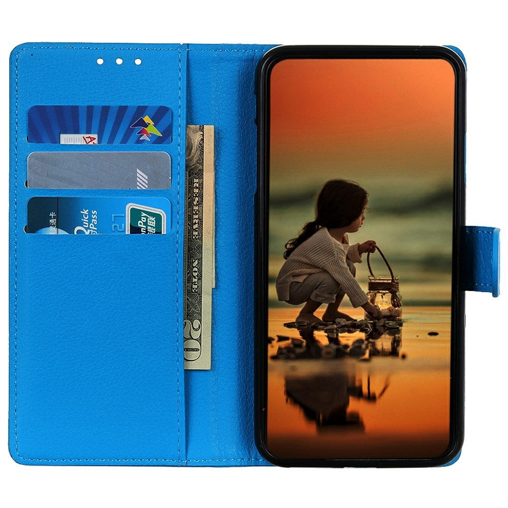 EIDERWOOD Sony Xperia 1 VII Faux Leather Flip Case with Cardholder & Stand Function - Blue