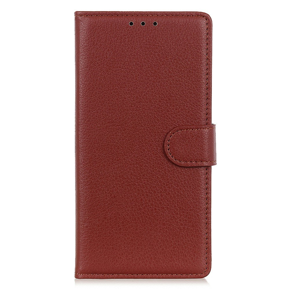 EIDERWOOD Sony Xperia 1 VII Faux Leather Flip Case with Cardholder & Stand Function - Brown