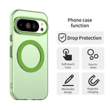 EIDERWOOD Google Pixel 10 / 10 Pro Hybrid Plastic Case - MagSafe Compatible - Transparent / Green