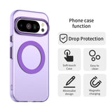 EIDERWOOD Google Pixel 10 / 10 Pro Hybrid Plastic Case - MagSafe Compatible - Transparent / Purple