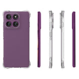 EIDERWOOD Motorola Edge 60 Pro Case with Reinforced Corners - Flexible Plastic - Transparent