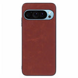 EIDERWOOD Google Pixel 10 / 10 Pro Faux Leather Coated Plastic Case - Brown