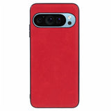 EIDERWOOD Google Pixel 10 / 10 Pro Faux Leather Coated Plastic Case - Red