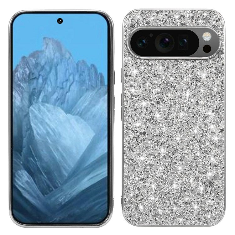 EIDERWOOD Google Pixel 10 / 10 Pro Glitter Case - Silver