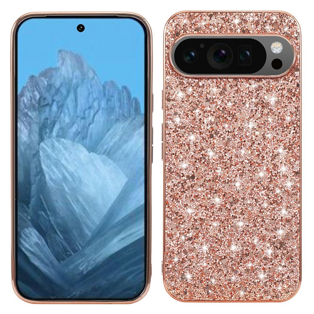 EIDERWOOD Google Pixel 10 Pro XL Glitter Case - Rose Gold