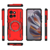 Motorola Edge 60 Neo / Edge 50 Neo / ThinkPhone 25 EIDERWOOD Tough Case - MagSafe Compatible - Red