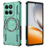 EIDERWOOD Motorola Edge 60 / Edge 60 Fusion Hybrid Plastic Case with Heat Dissipation - Green