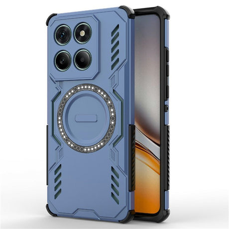 EIDERWOOD Motorola Edge 60 / Edge 60 Fusion Hybrid Plastic Case with Heat Dissipation - Blue