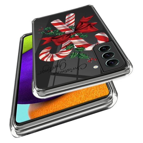 Samsung Galaxy S23 Flexible Plastic Christmas Case - Christmas Cane