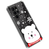 Samsung Galaxy S22 Ultra Flexible Plastic Christmas Case - Merry Christmas - Chubby Polar Bear