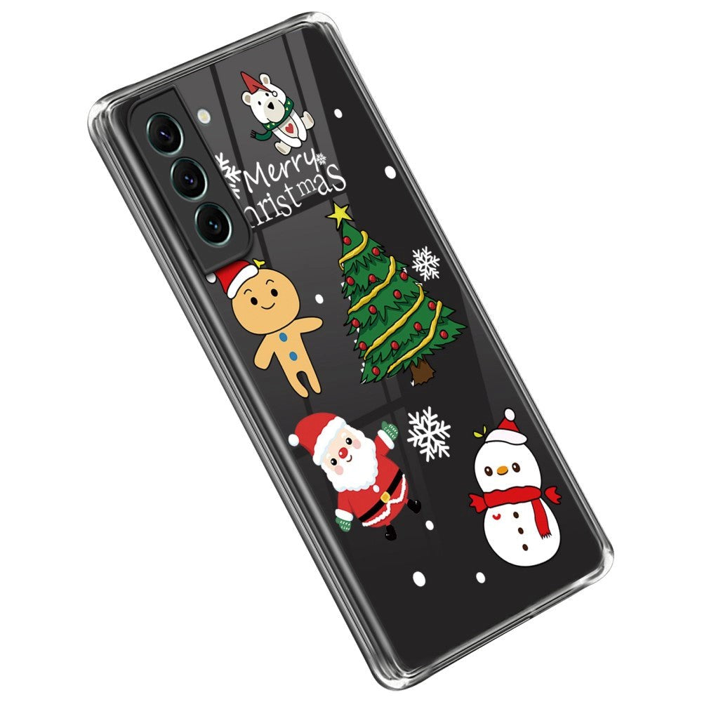 Samsung Galaxy S22 Flexible Plastic Christmas Case - Cute Christmas Figures